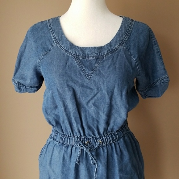 J. Crew Lightweight Washed Chambray Dress - Picture 3 of 8